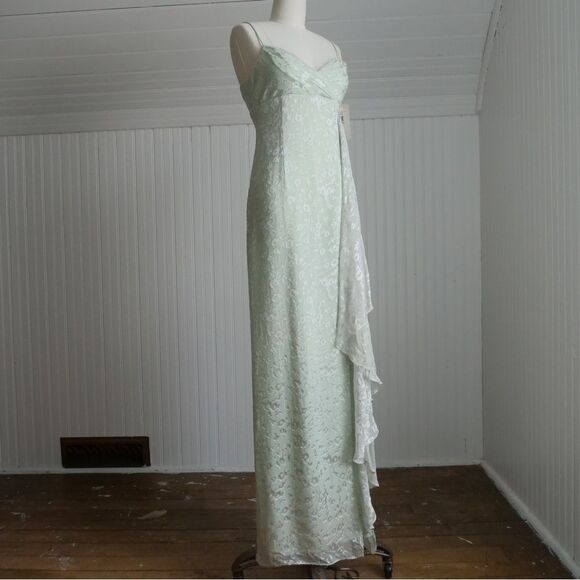 Nicole Miller Dresses & Skirts - NWT dead/old stock burnout velvet minty mermaid maxi dress